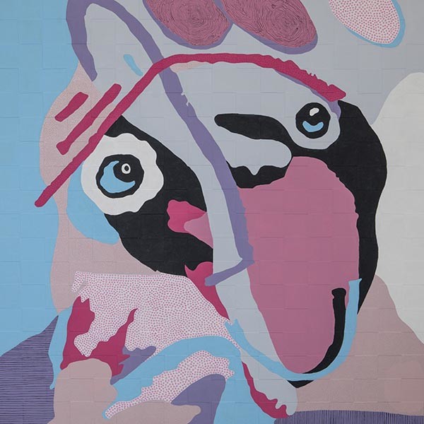 Black & Blue Double Smile by Suzanne Gibbs 