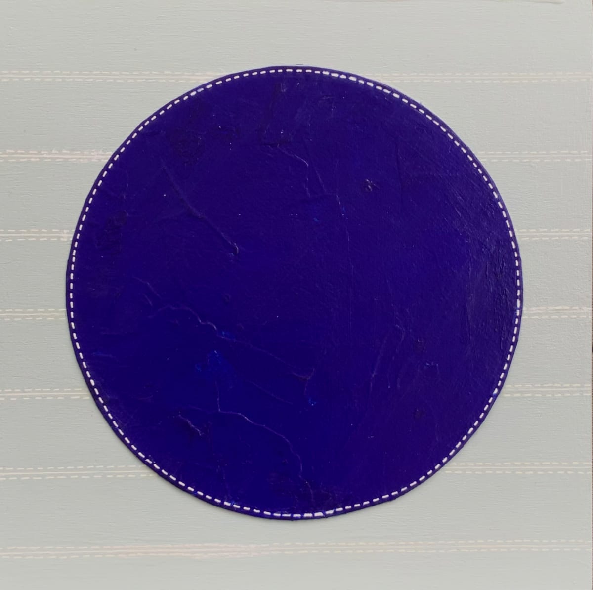 Dots 51, Sky + Royal Texture by Suzanne Gibbs  Image: Dots 51, Sky + Royal Texture Painting