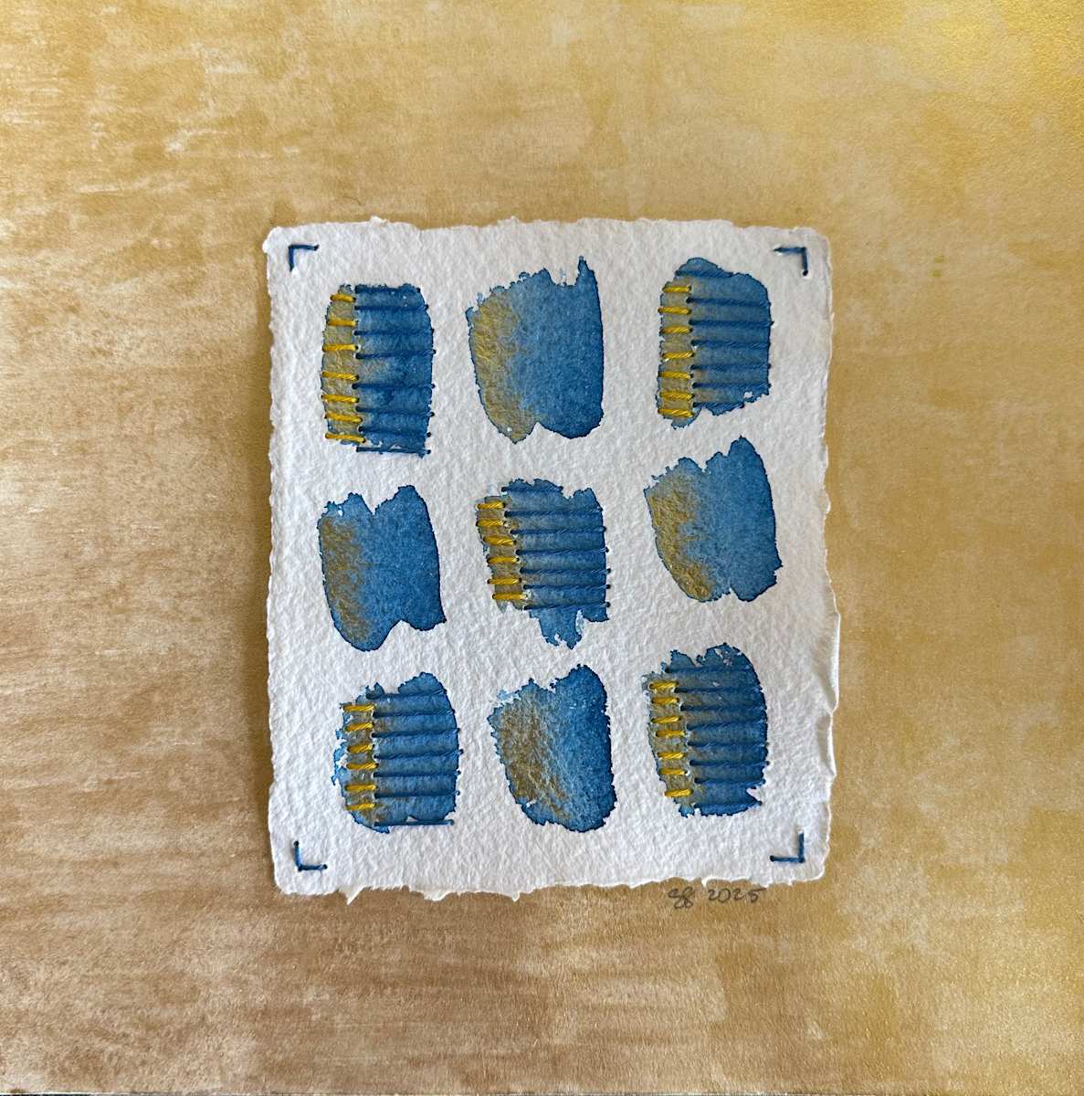 Stitch & So #71 Fractured Ties by Suzanne Gibbs  Image: Stitch & So #71 Fractured Ties