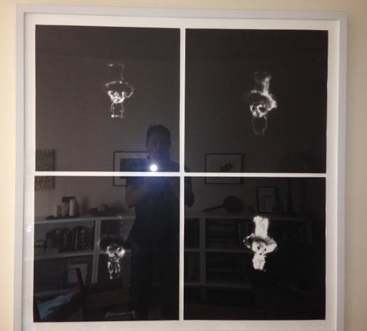 Train Man Photograms by David Nelson 