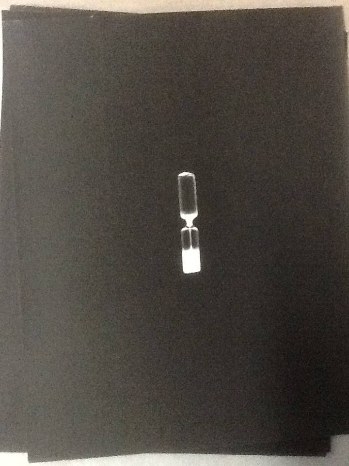 Hourglass photograms 1, 2 and 3 by David Nelson, Image 1.