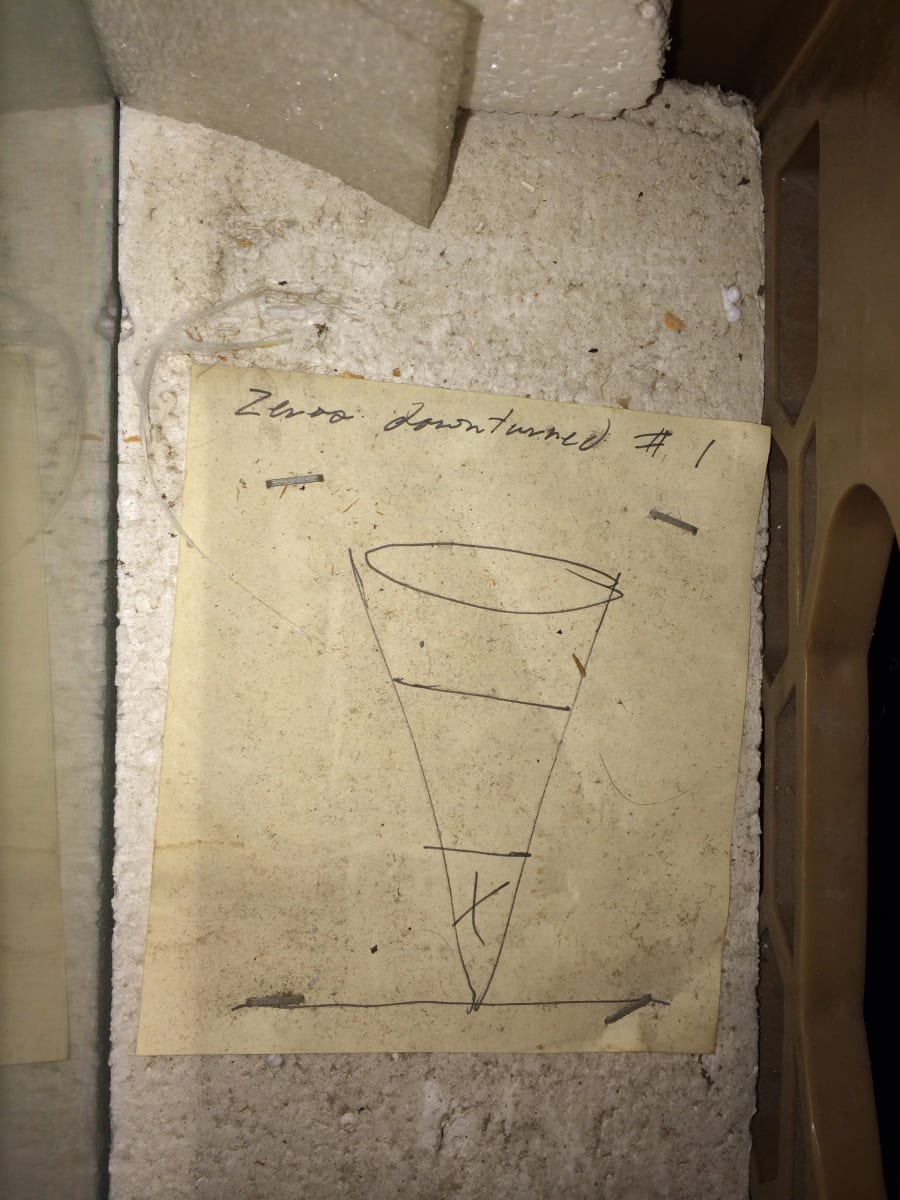 Zero's, downturned #1 by David Nelson 