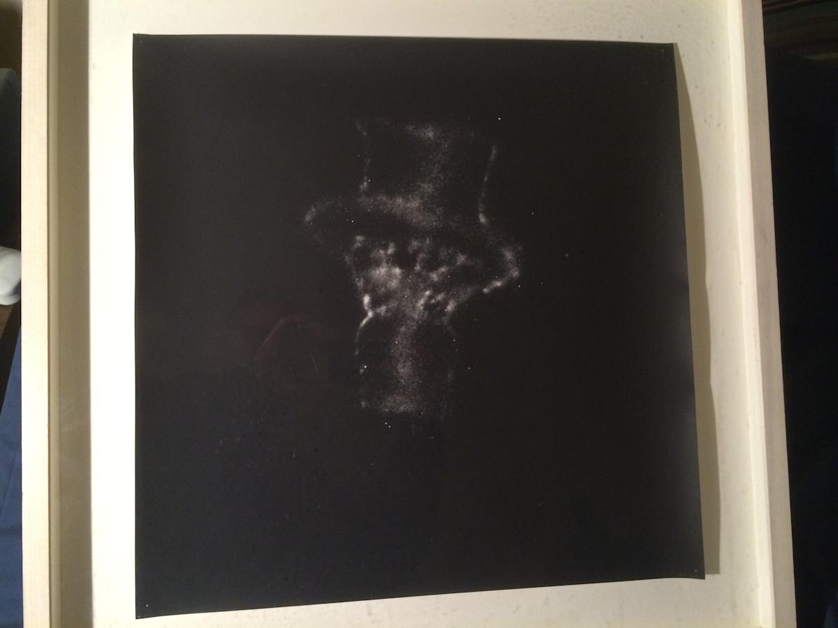 Train man photogram by David Nelson, Image 1.