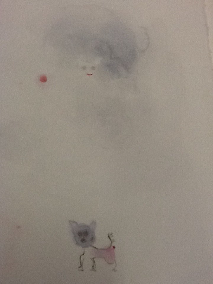 Untitled watercolor by David Nelson, Image 1.