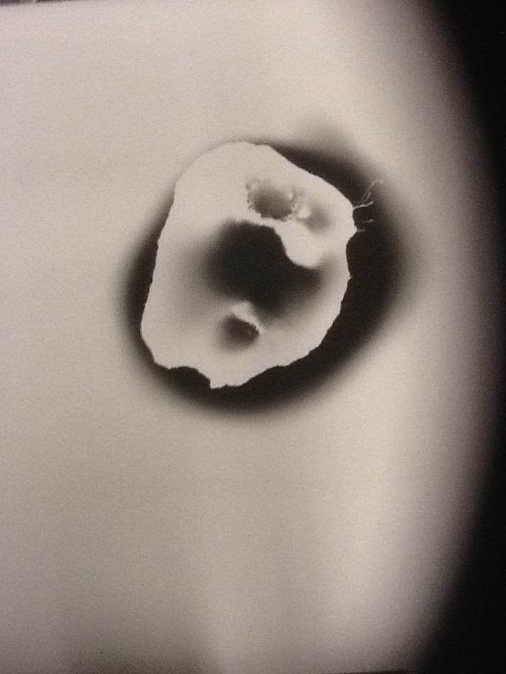 Hole photogram by David Nelson 