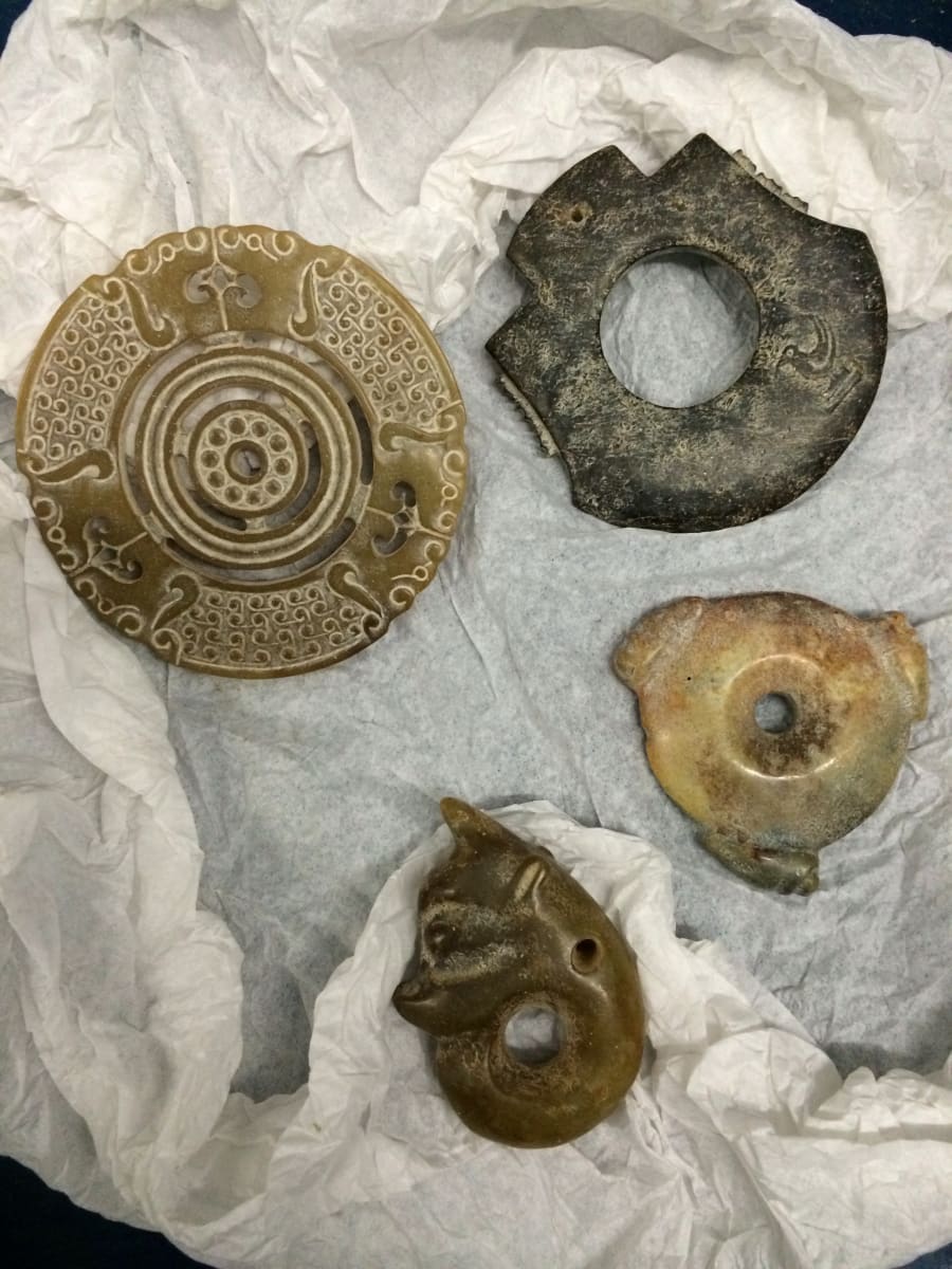 Chinese jade collection  by David Nelson 