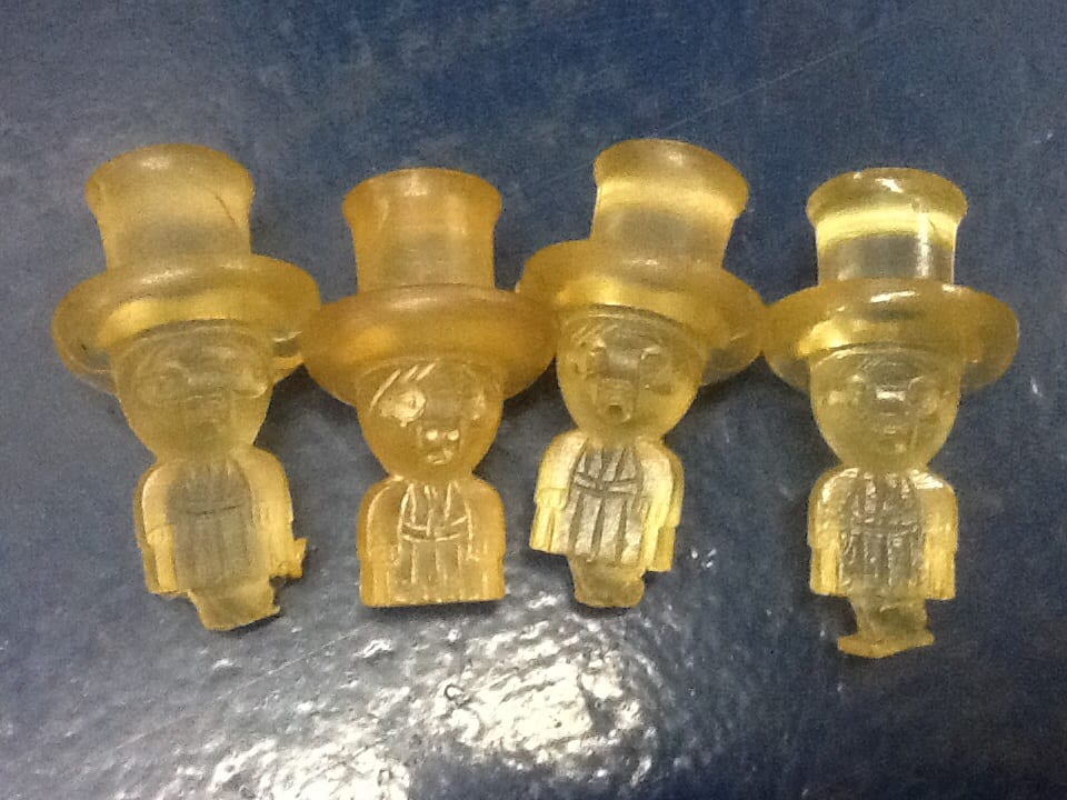 Train men casts by David Nelson 