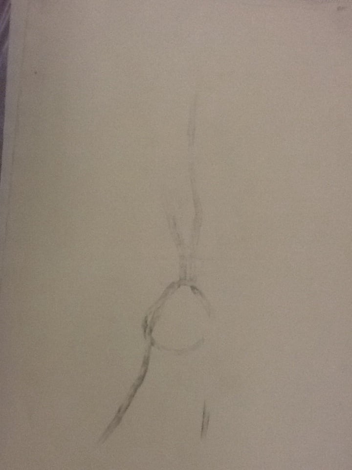 Knot drawing 18 by David Nelson 