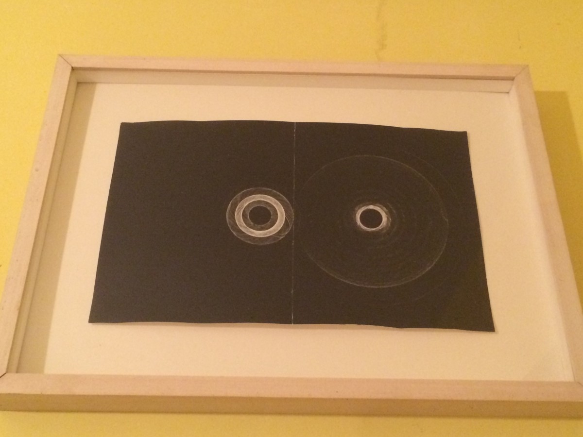 Spirograph photogram by David Nelson 