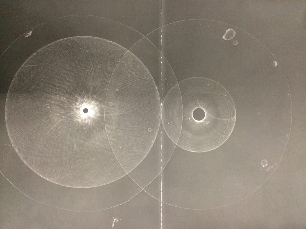 Spyrograph photograms 1 and 2 by David Nelson 