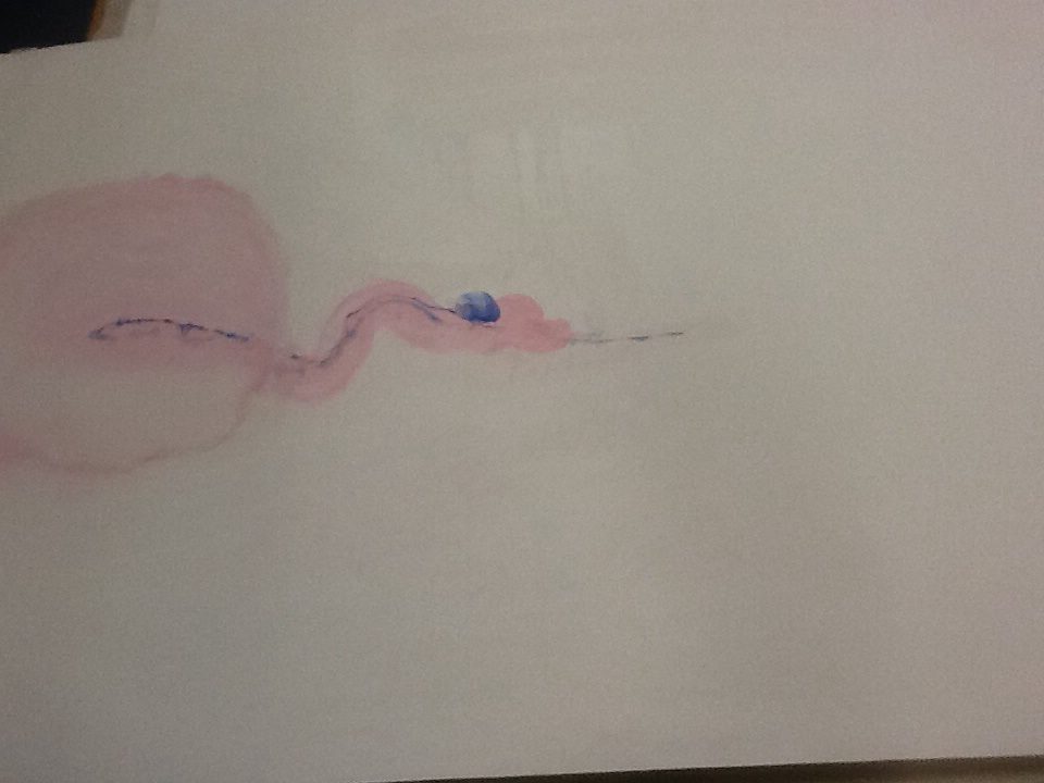 Untitled watercolor and writing by David Nelson, Image 1.