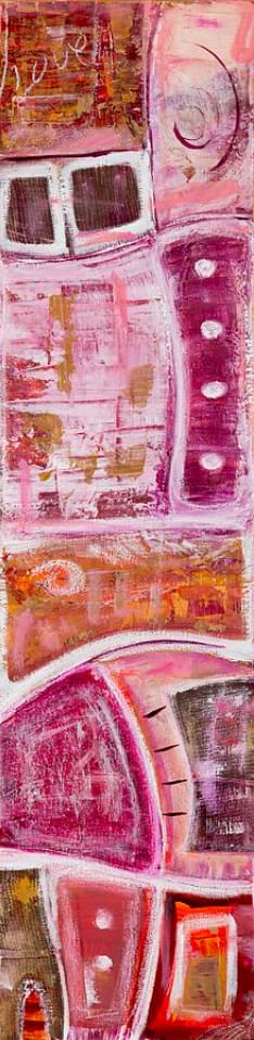 Think Pink by Art by Rhonda Radford Adams 