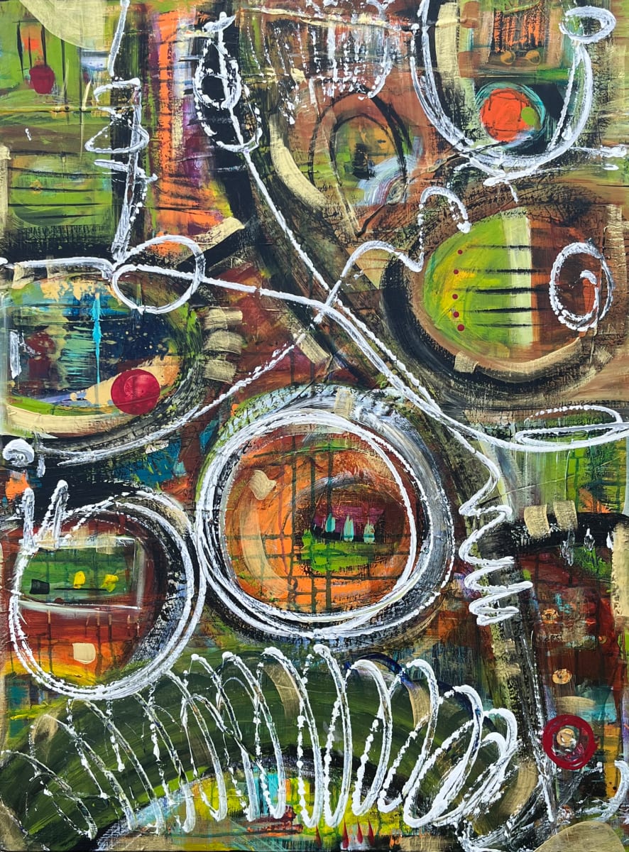 “Road Map To Color” by Art by Rhonda Radford Adams 