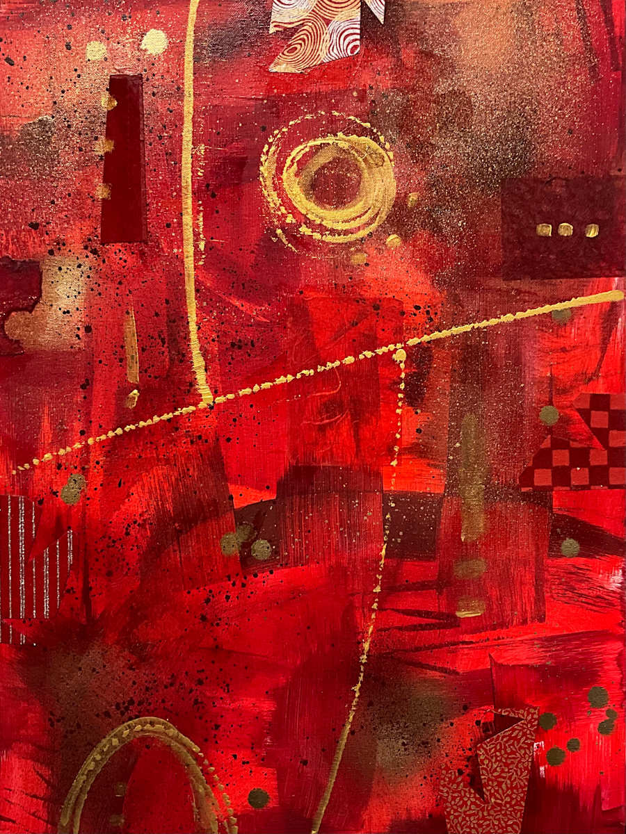 HOT for HUE by Art by Rhonda Radford Adams 