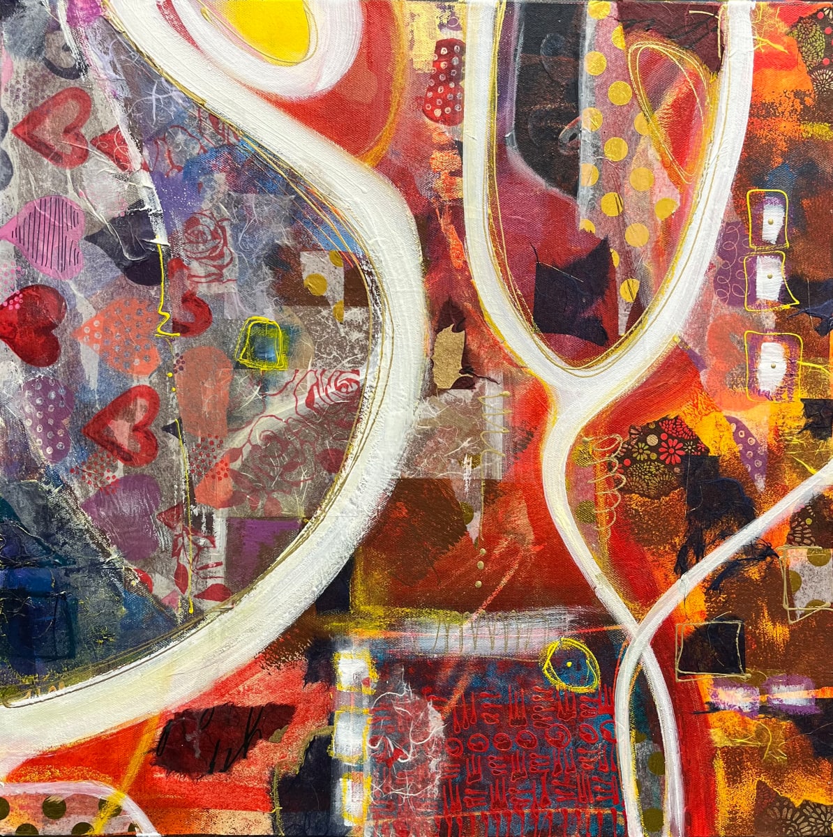 “My Cup is Full of HUE” by Art by Rhonda Radford Adams 