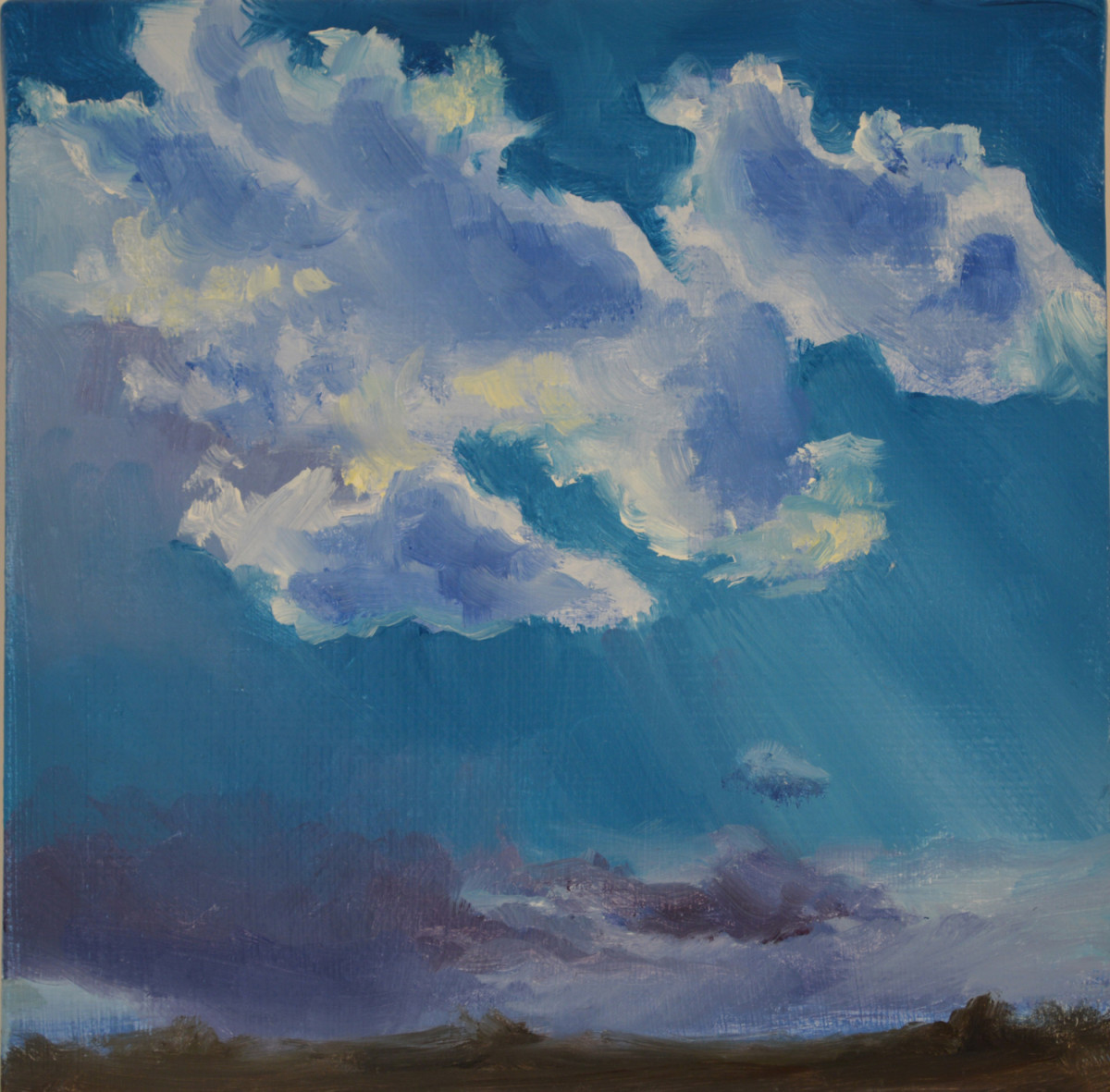 Backlit Clouds by Kathleen Moore 
