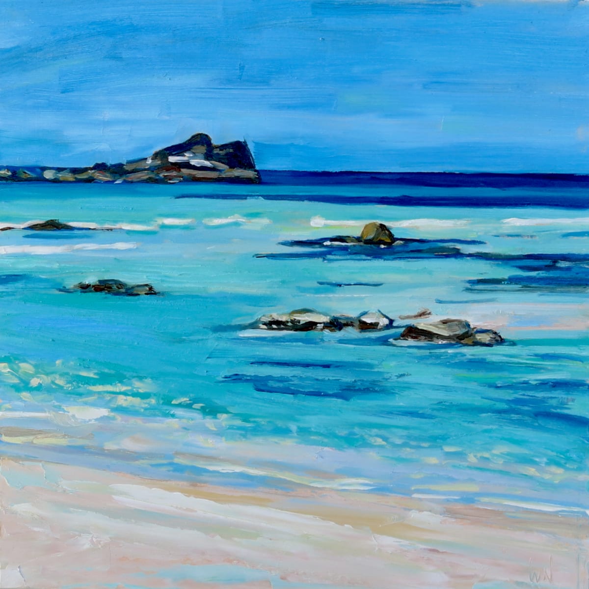 Daily Painting Seascape #37 by Elizabeth Whiteman 
