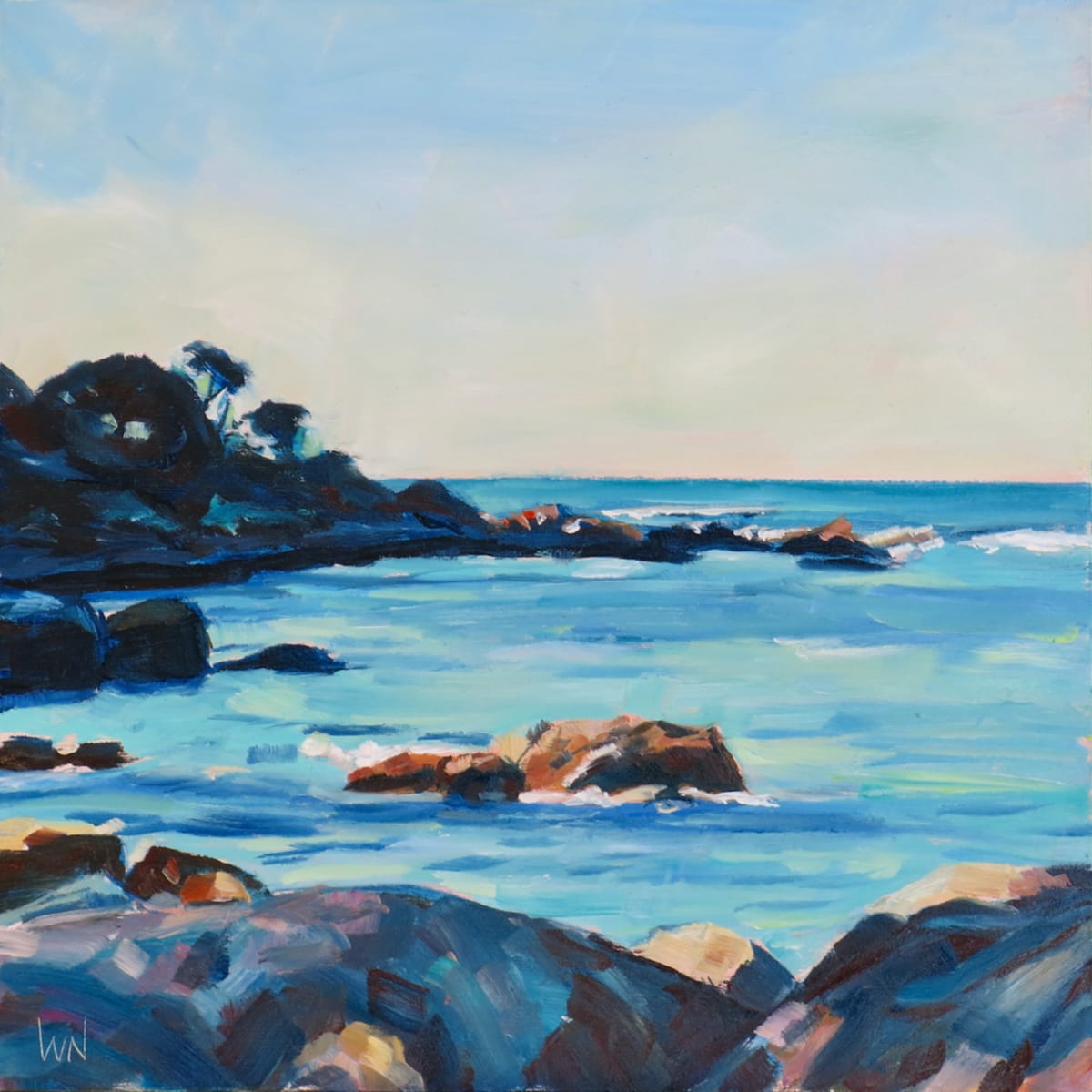Daily Painting Seascape #41 by Elizabeth Whiteman 