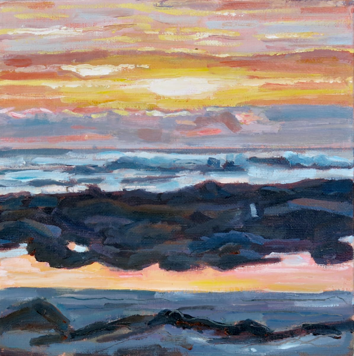 Daily Painting Seascape #5 by Elizabeth Whiteman 