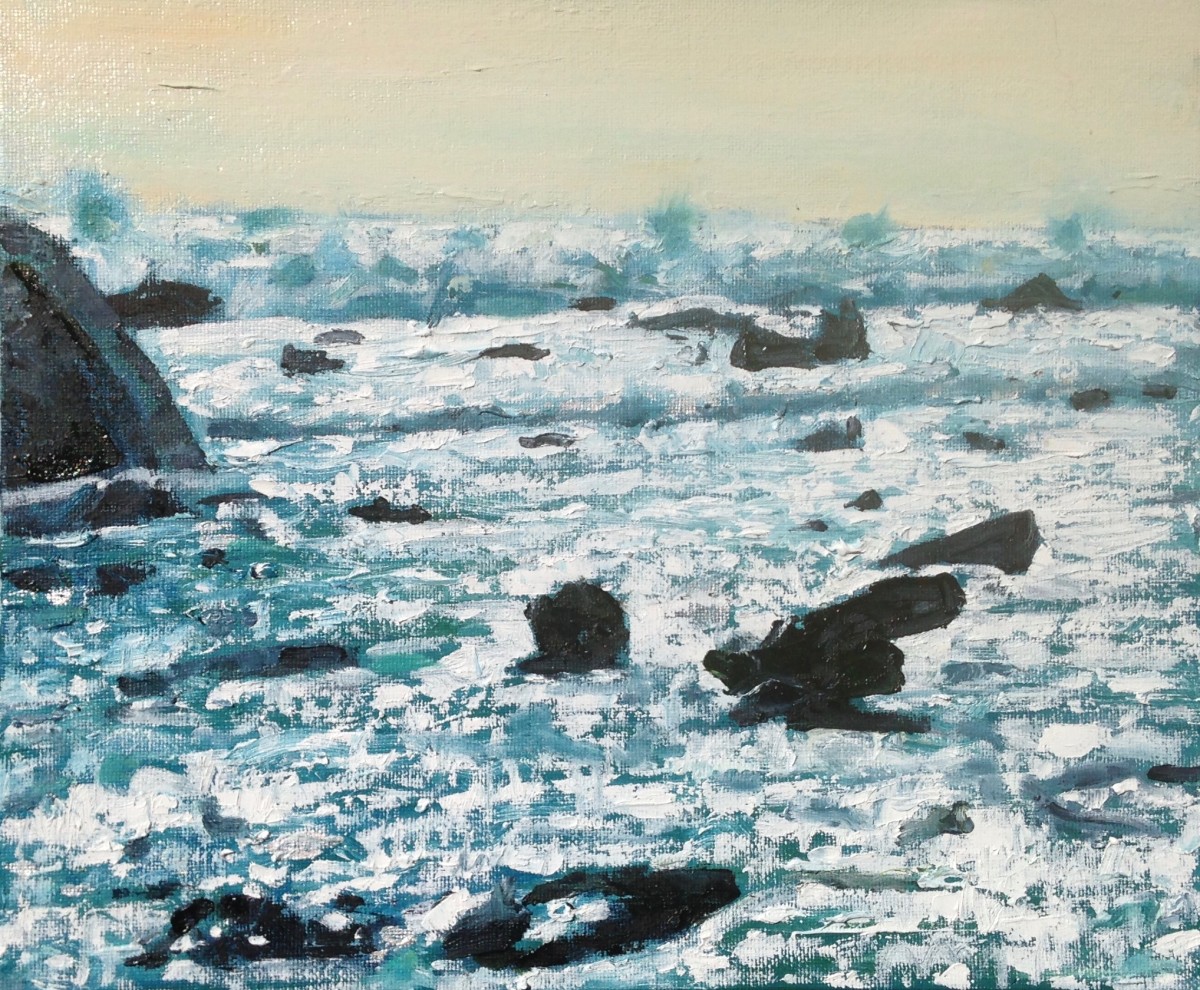 Gracetown Evening Light by Elizabeth Whiteman 