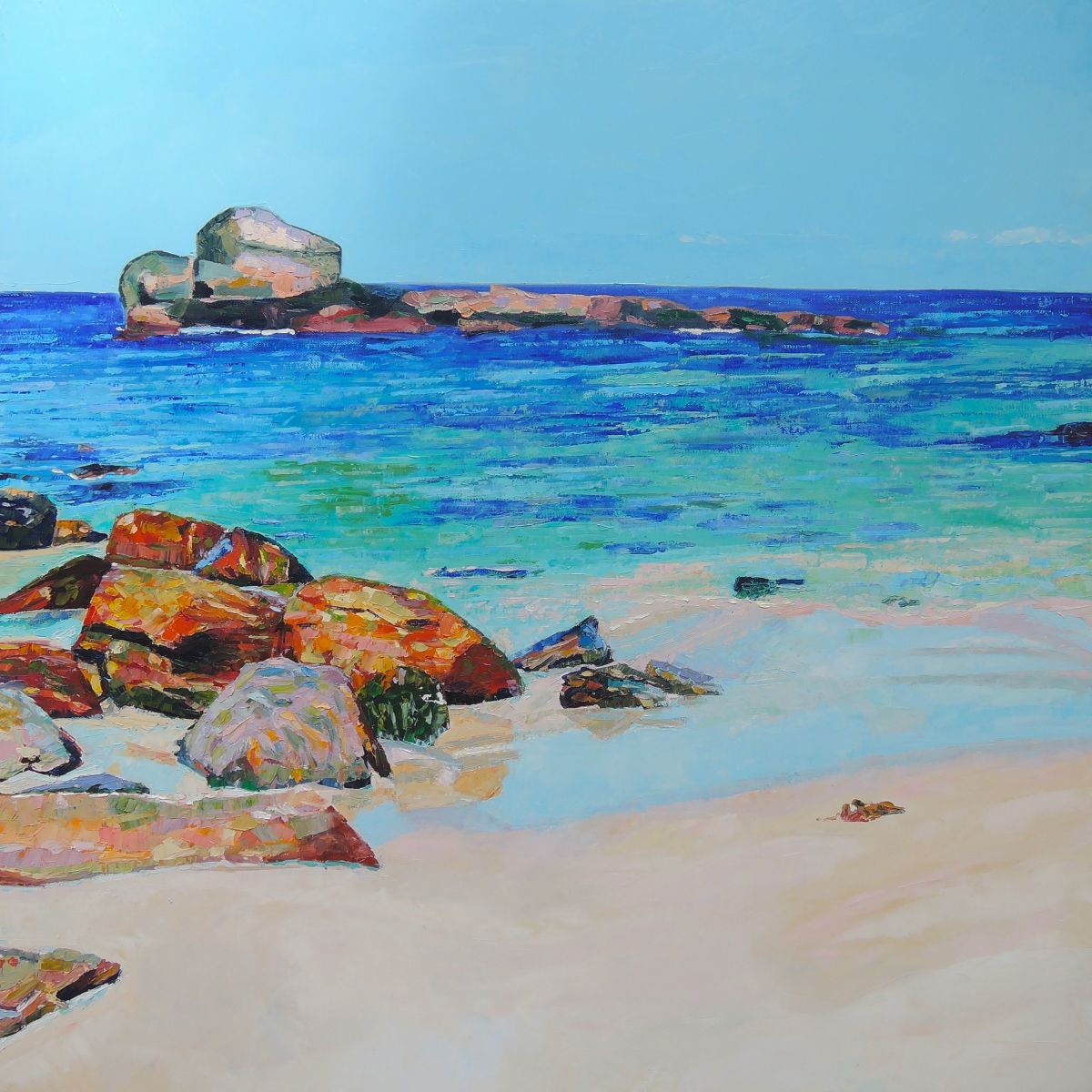 Redgate Beach by Elizabeth Whiteman 