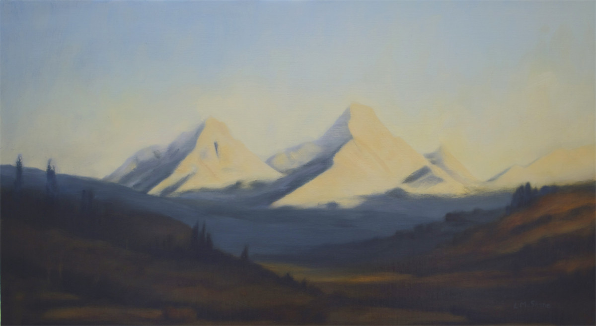 Mountains at Dusk by Lisa McShane 