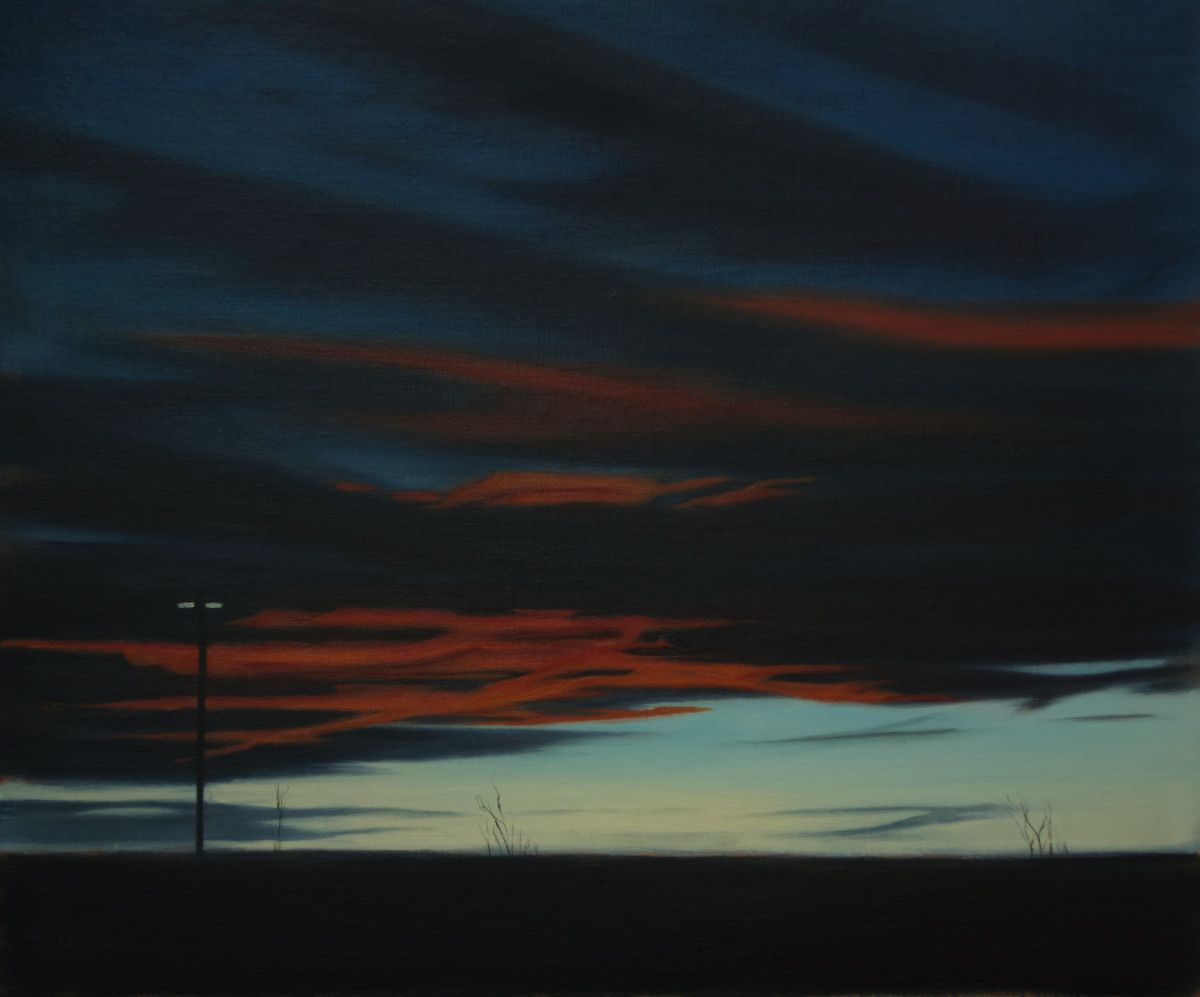 Parking Lot Sunset by Lisa McShane 