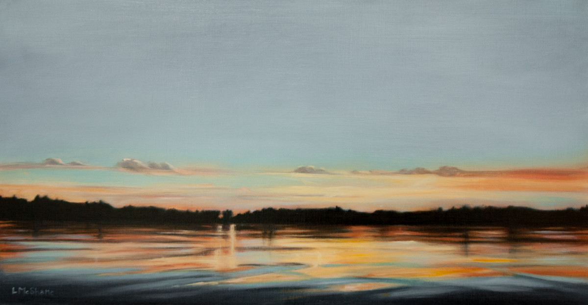 Salish Sunset by Lisa McShane 