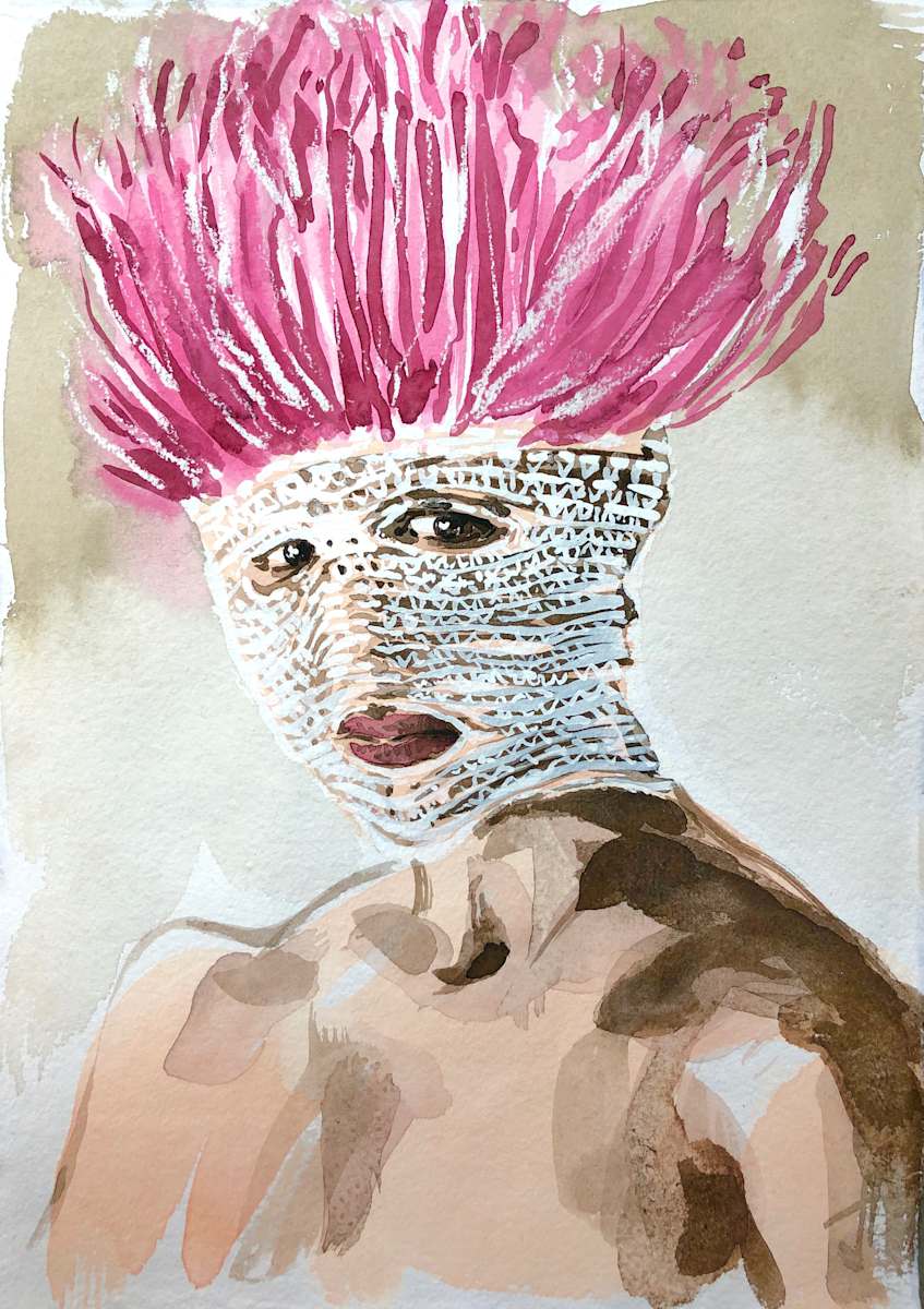 I rework the same masks over and over. by Jared Hendler, Image 1.