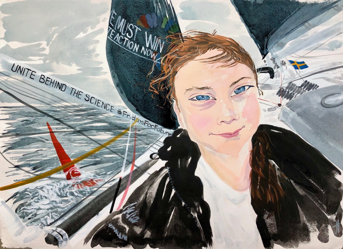 Greta at Sea by Jared Hendler 