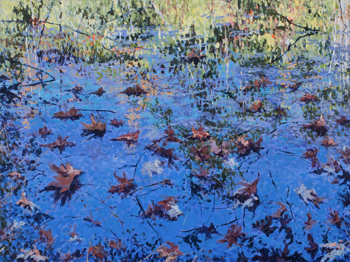 Impressions of Floating Leaves by Angelita Surmon 