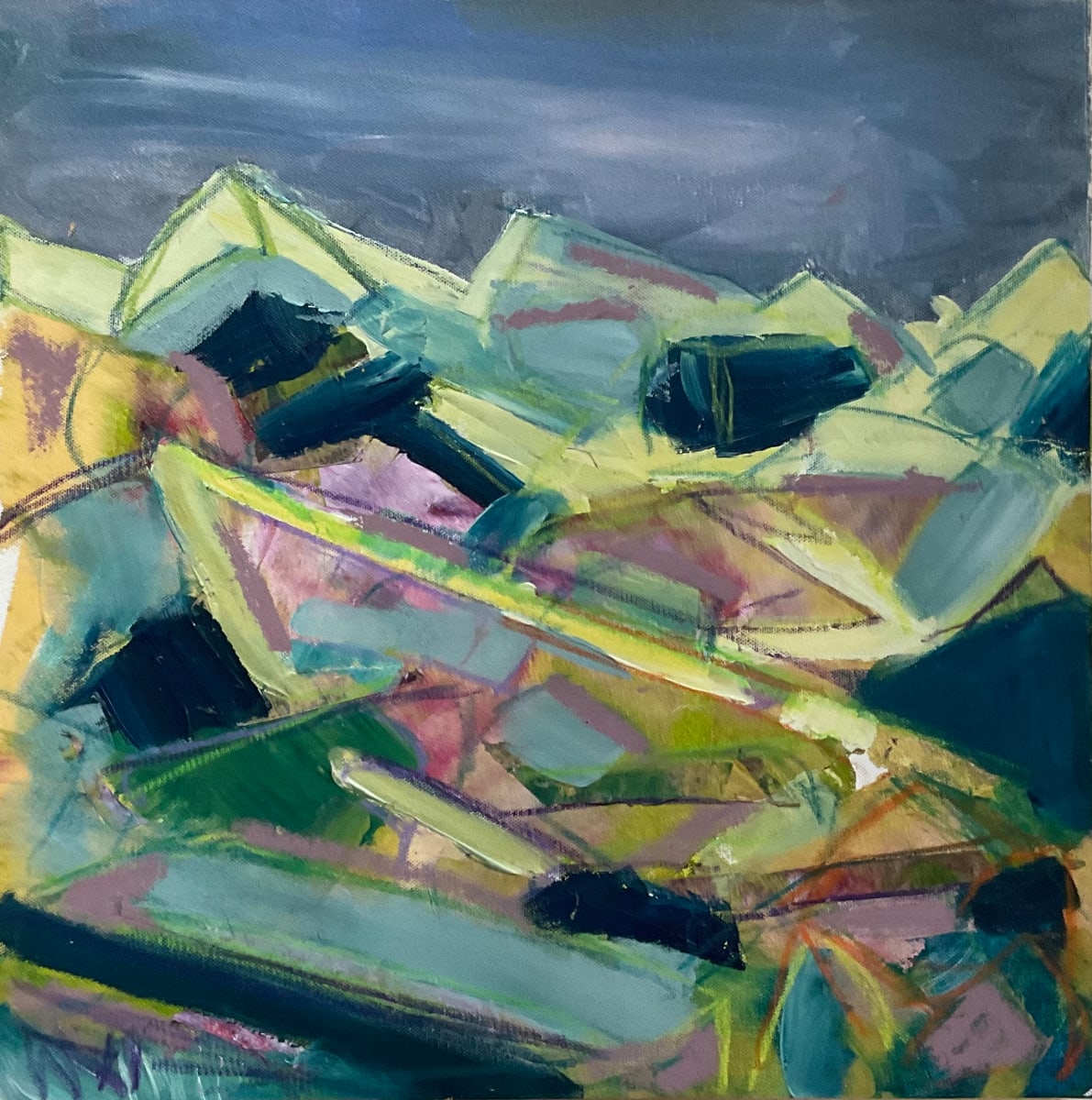 Cliff side #3 by Justine Lasdin, Image 2.