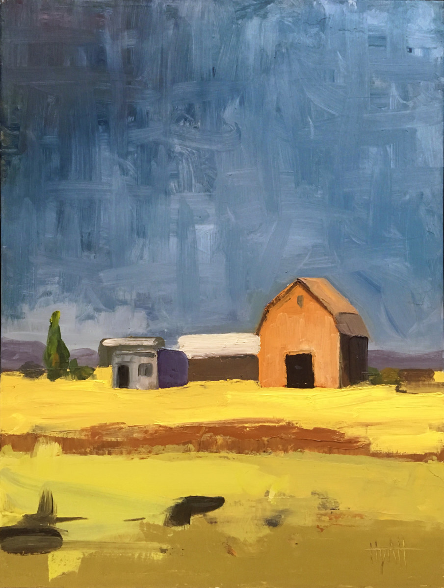 Orange Barn by Prairie Project 