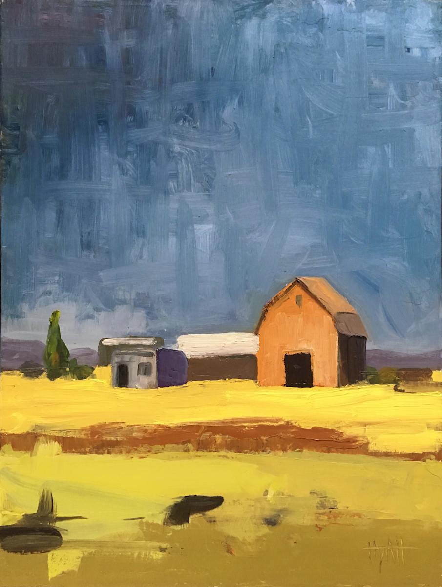 Orange Barn by Prairie Project, Image 1.
