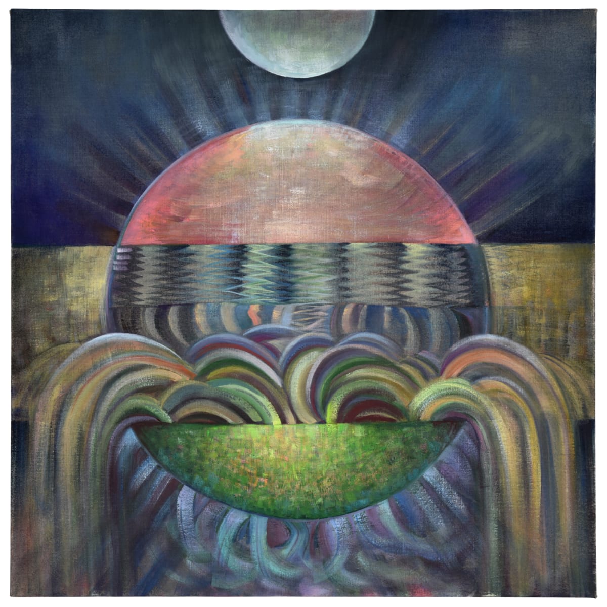 The Pink Moon by Linda Price-Sneddon 