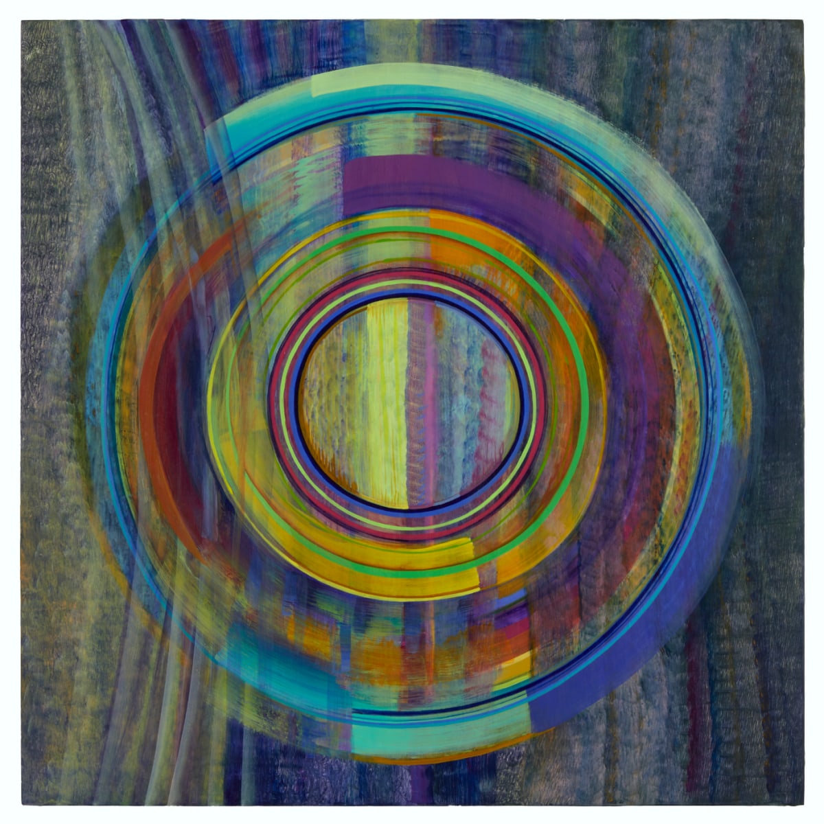 NRG X #31 (Gray Violet Wave Orbit( by Linda Price-Sneddon 