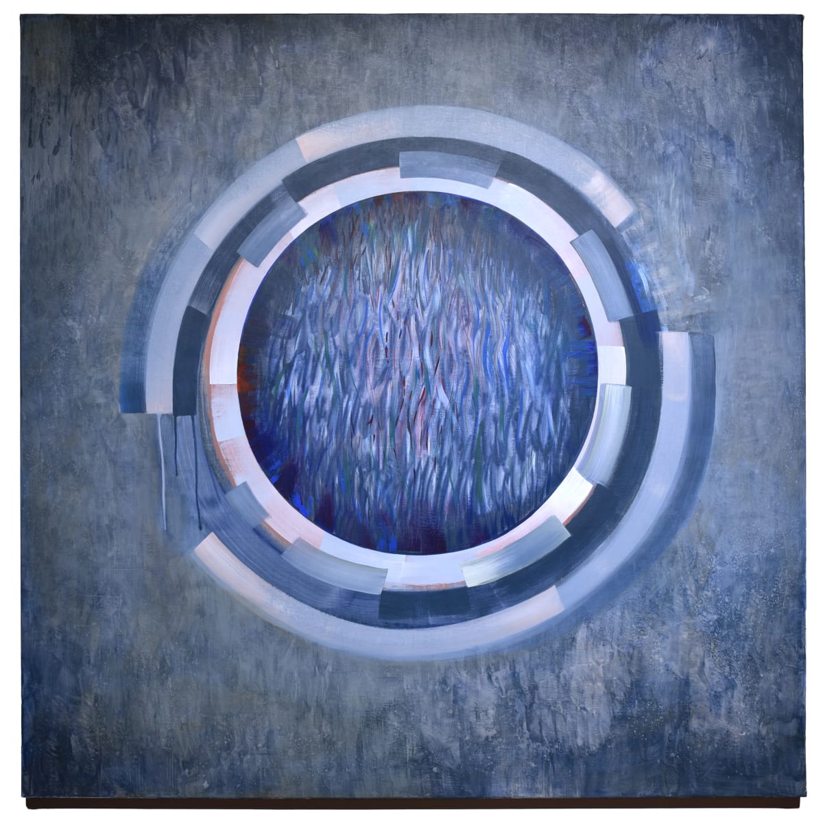 NRG X #26 (steel blue gray-salmon portal) by Linda Price-Sneddon 
