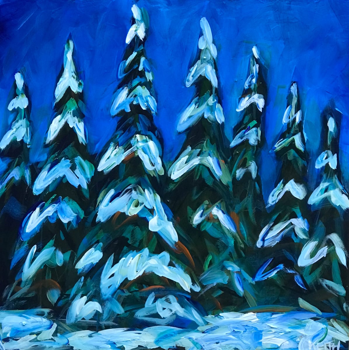 Last snowfall, Image 1.