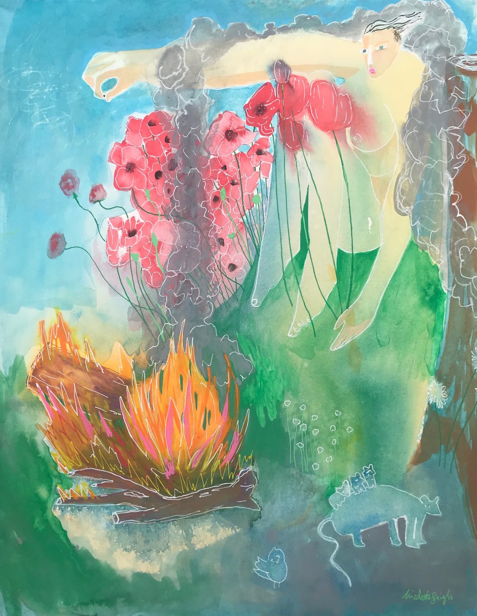 Appeasing the Poppy Gods by Nicolette Leigh Yates 