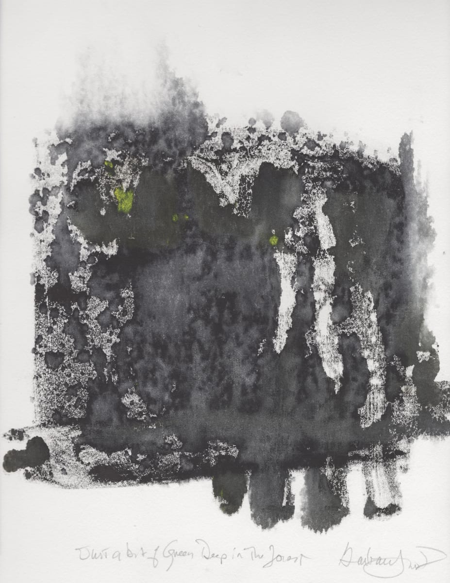 Just a Bit of Green Deep in the Forest 