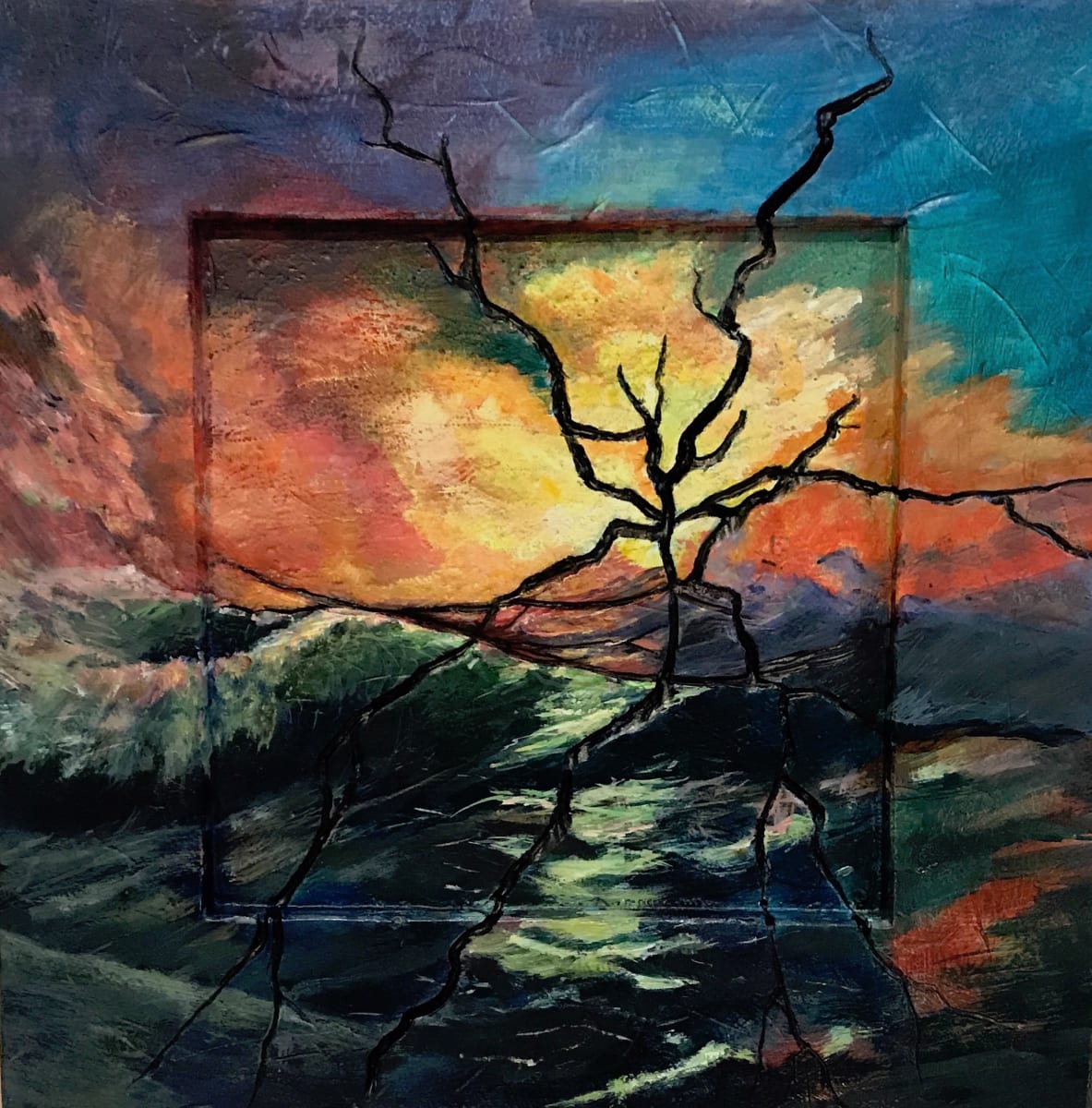 Fractured Seas by Stephen Cole Fine Art, Image 1.
