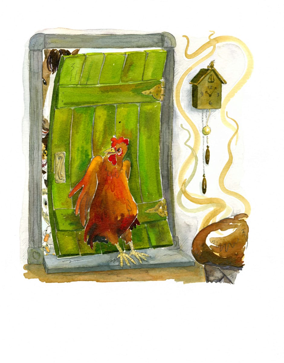 The Little Red Hen: I will eat it myself!  Image: I will eat it myself!
Cropped, p23