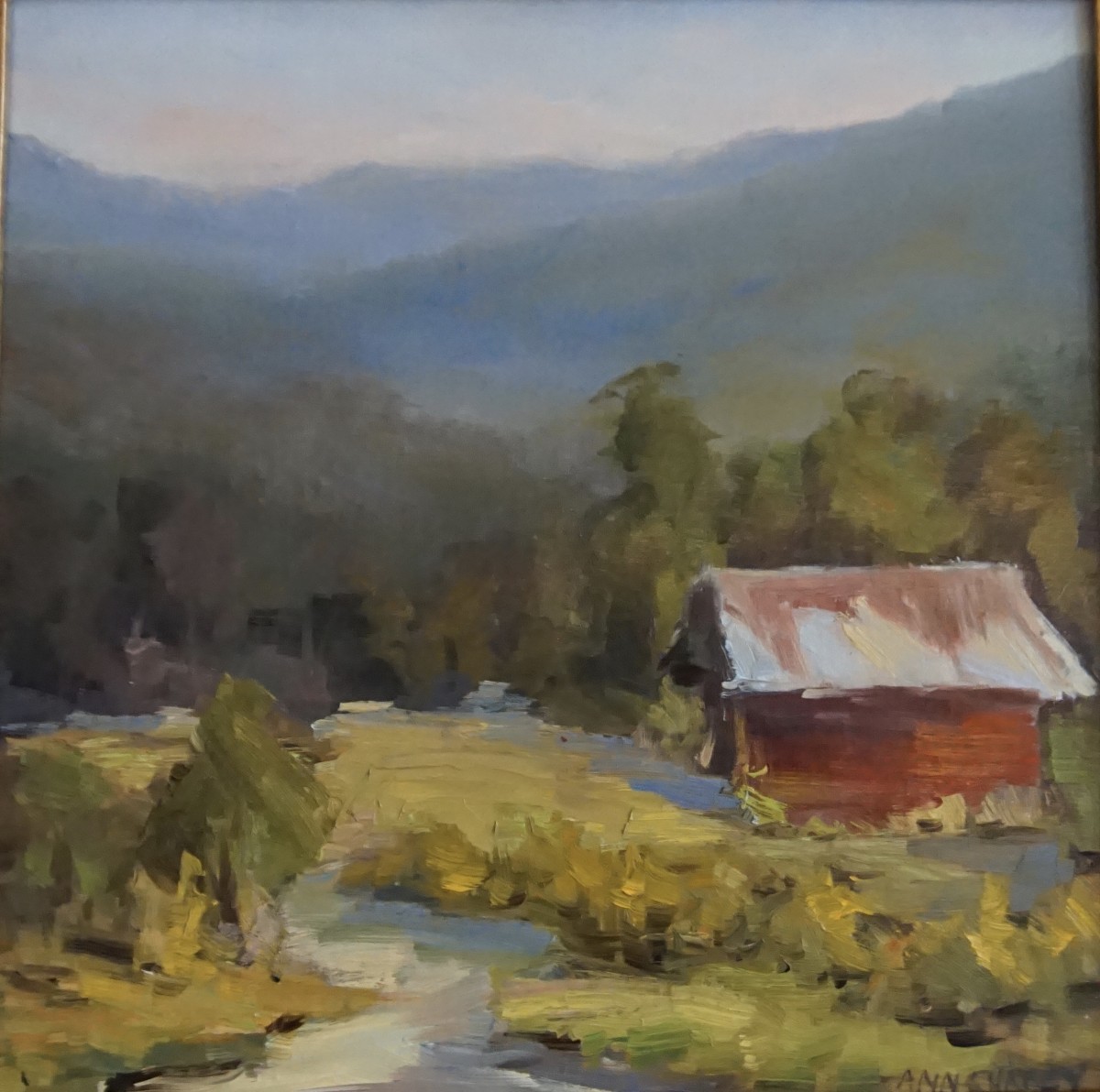 Red Barn by ann currey 