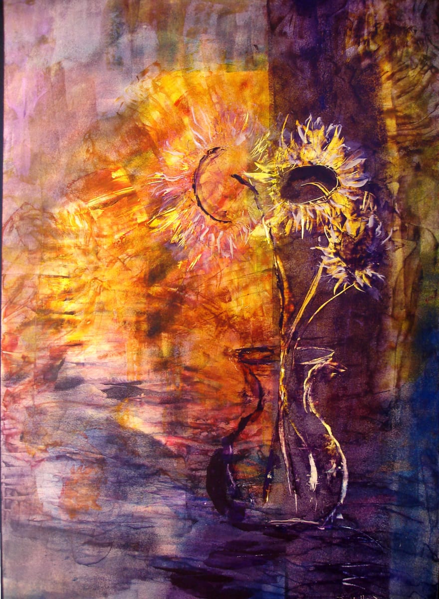 Anne et ses tournesols, 2 by Danielle Doucet 