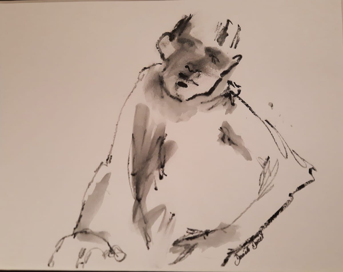 Curtis dessin exploratoire 2 by Danielle Doucet, Image 1.