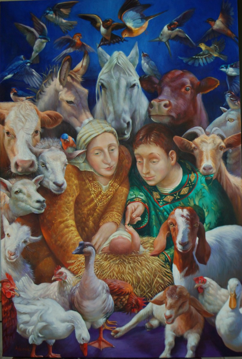 The Nativity by Rosemarie Adcock 