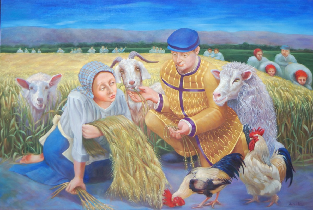 Ruth and the Barley Harvest by Rosemarie Adcock 