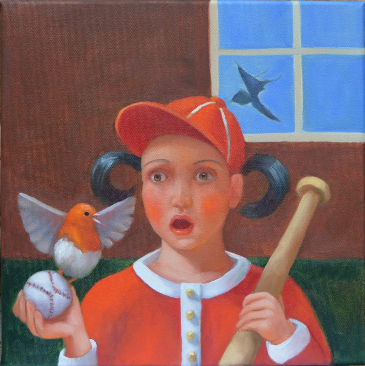 The Baseball Game by Rosemarie Adcock 