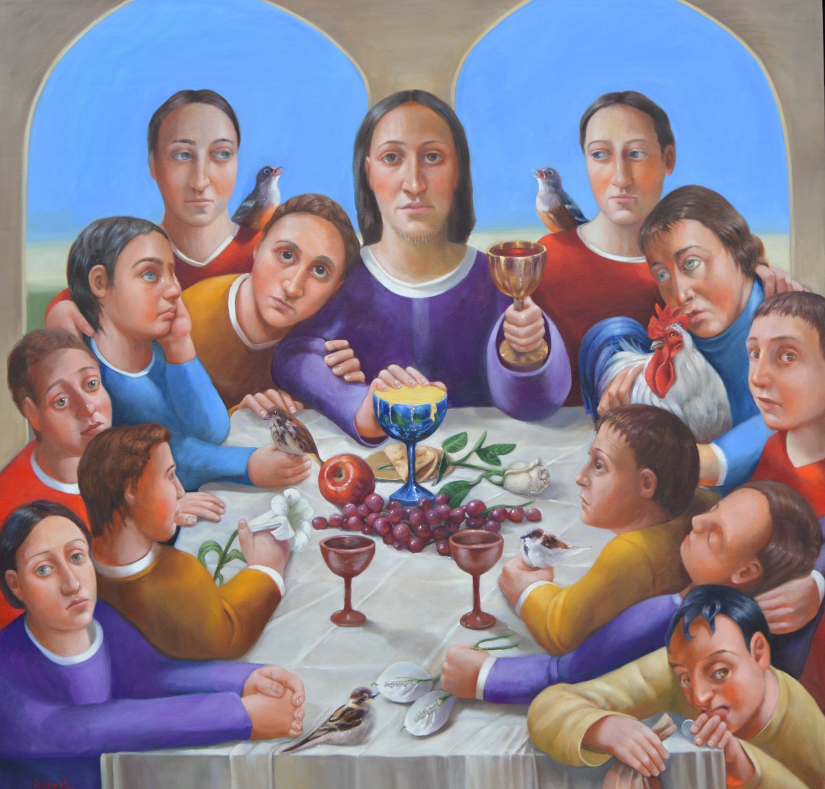 The Last Supper by Rosemarie Adcock 