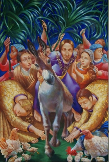 The Triumphal Entry by Rosemarie Adcock 